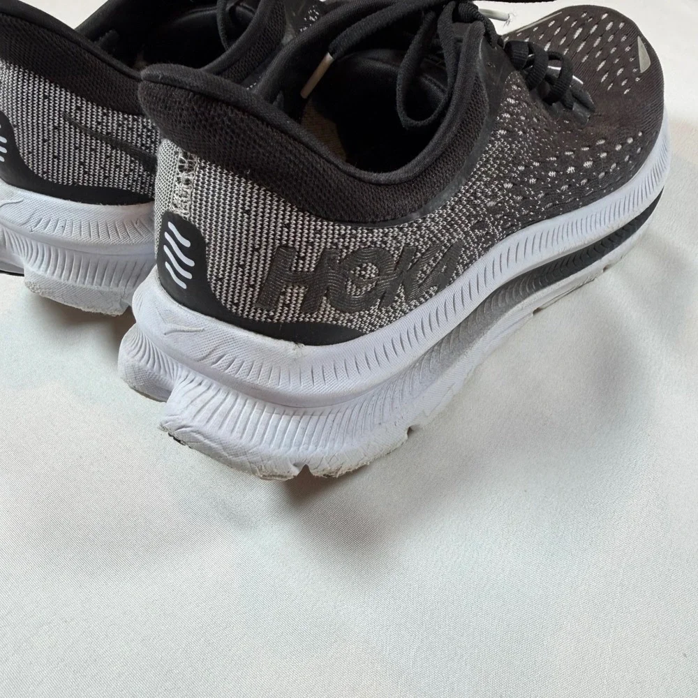 Hoka Kawana Women's 11 Running Shoes Black White 1123164 BWHT Sneaker